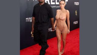 Kanye West And Bianca Censori Naked Grammys 2025